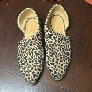 Cupid Cheetah Print Slip Ons/Flats